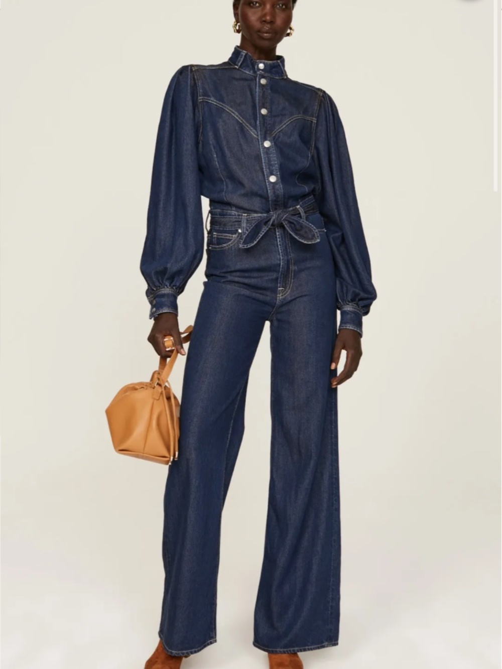 HOST PICK👖7 for Mankind Blue Denim Jumpsuit - Large - Picture 3 of 6